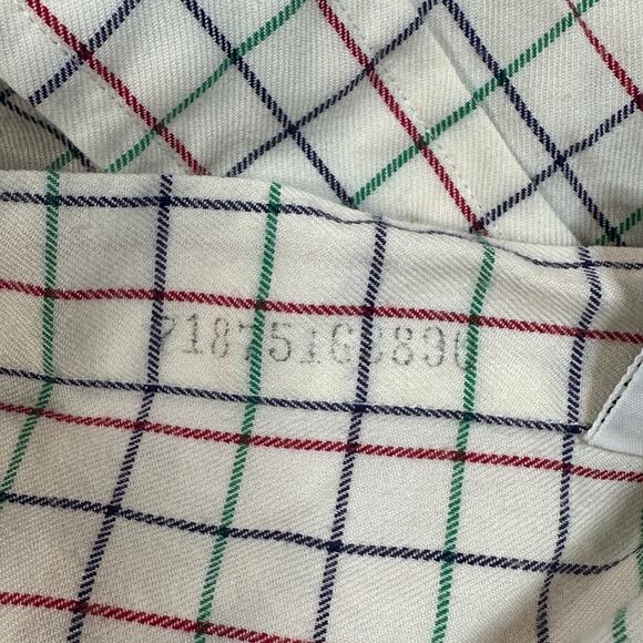Ralph Lauren Shirt Mens XL White Blue Red Check Long Sleeve Button Up Business - Picture 10 of 10